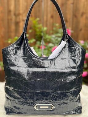 NWT Brahmin Melora Blue Castle View Purse